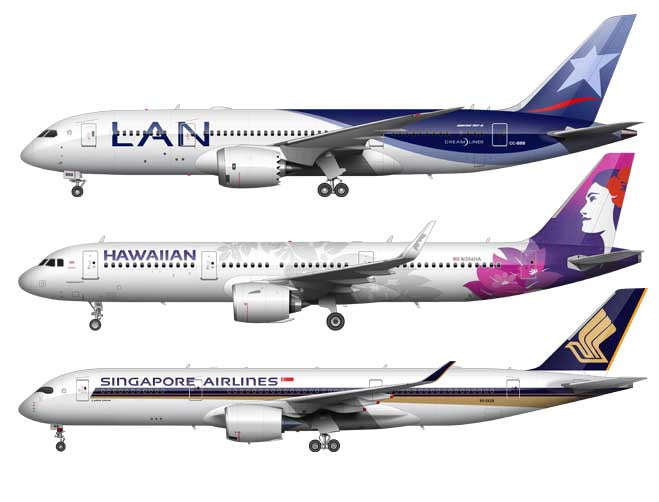 NorebboStock Airline Livery Illustrations