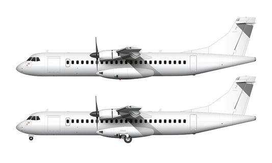 All White ATR 72 template