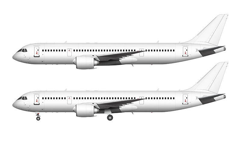 All White Irkut MC-21-300 template