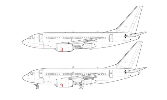 Boeing 737-600 line drawing