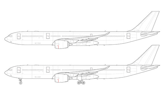 Airbus A330-900 NEO line drawing