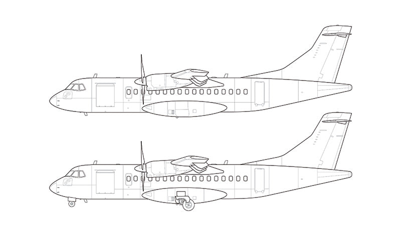 ATR 42 line drawing