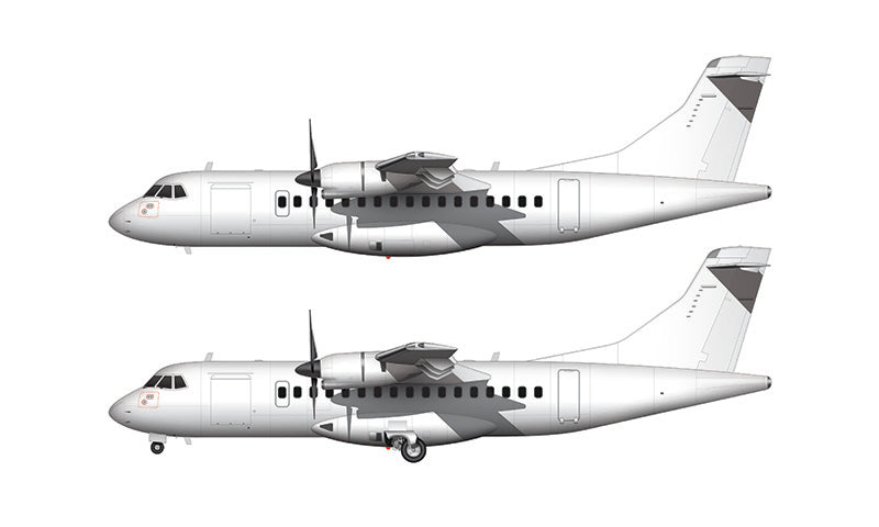 All White ATR 42 template