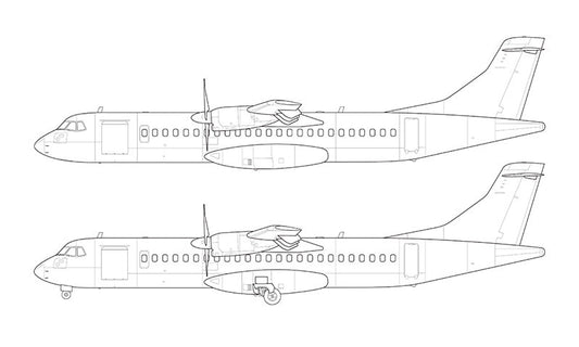 ATR 72 line drawing